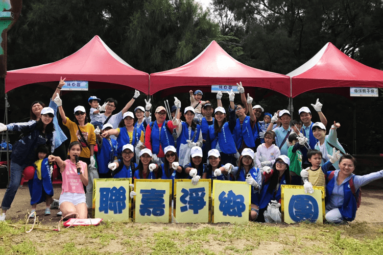 拉拉山輕旅行-行銷記者會,宣傳當日背板舞台與布置