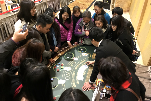 尾牙CASINO主題迎賓遊戲